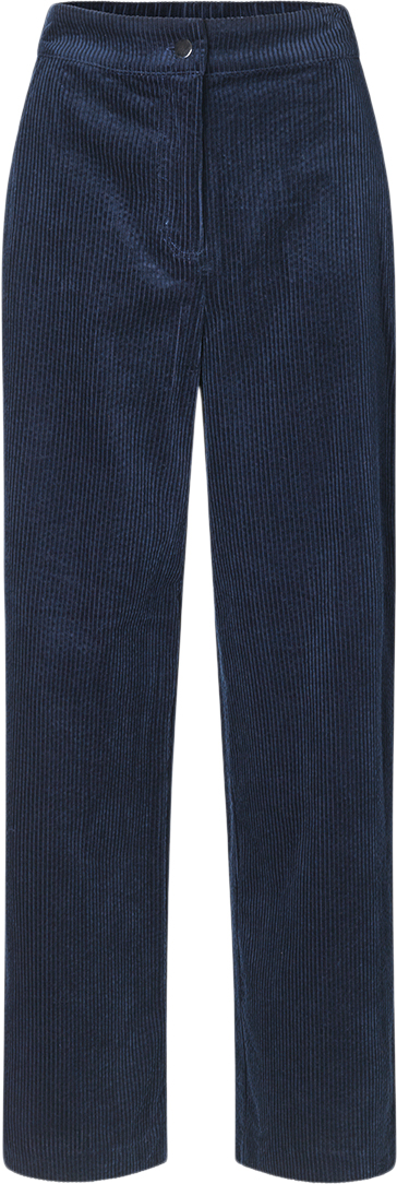 Modström Fikamd Pants Kvinde Navy Sky Bukser Med Lige Ben Str XL - hos Magasin