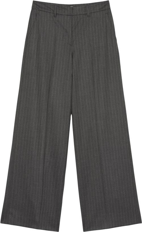 Marc O’Polo Pants, Modern Suiting Style, Wide l Kvinde Multi Bukser Med Brede Ben Str 38 - hos Magasin