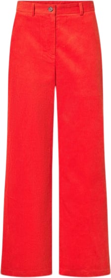 Nué Notes Porter Pants Kvinde High Risk Red Bukser Med Brede Ben Str 42 - hos Magasin