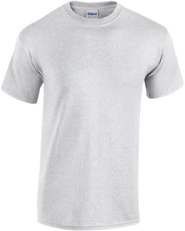 Gildan Gildan Heavy Cotton Adult Tshirt Kvinde Ash Grey (Heather) Kortærmede T-shirts Str L - hos Magasin