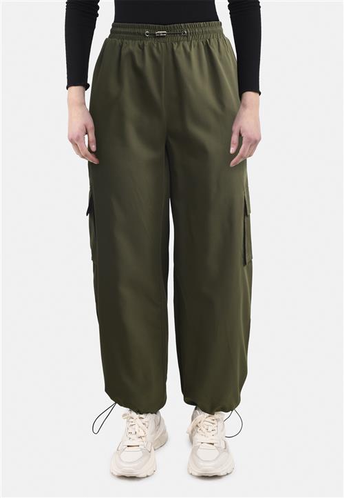 SisterS Point Necapa Kvinde Khaki Cargo Bukser Str XS - hos Magasin