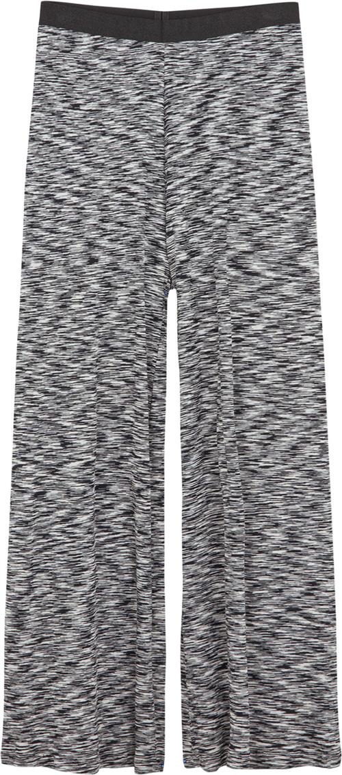 Mads Nørgaard - Copenhagen 2x2 Cotton Space Veran Pants Kvinde Sort Bukser Med Brede Ben Str M - hos Magasin