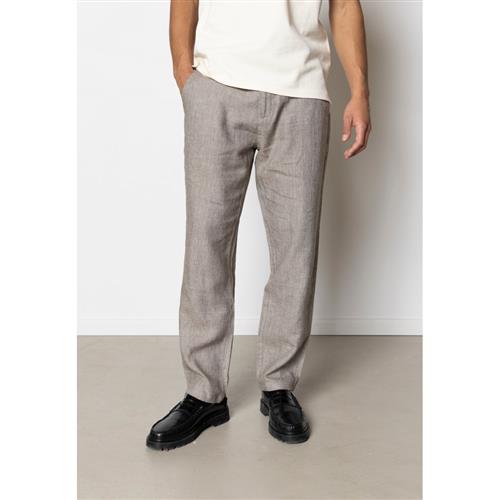 Clean Cut Copenhagen Tokyo Roman Linen Pants Mand Khaki Melange Casual Bukser Str XL / Regular - hos Magasin