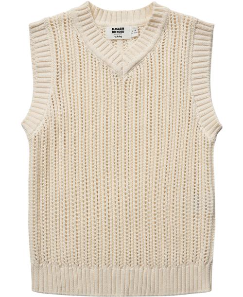 BAKITO by Magasin Du Nord Collection BAKITO by Magasin Knitted Vest Kids Str 3 Beige Veste Bomuld