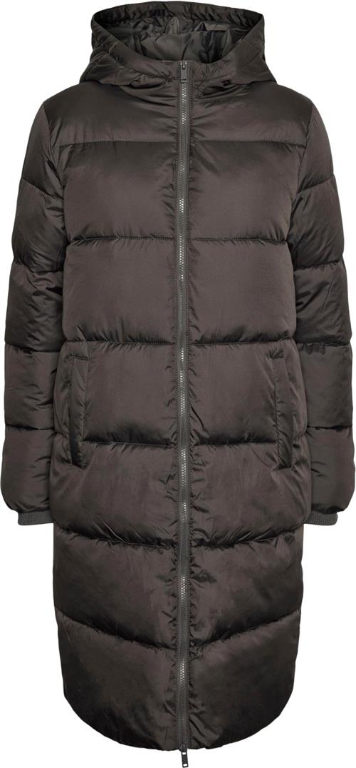 Se Pieces Pcbee NEW Long Puffer Jacket BC Kvinde Magnet Dunjakker Str XS - hos Magasin ved Magasin