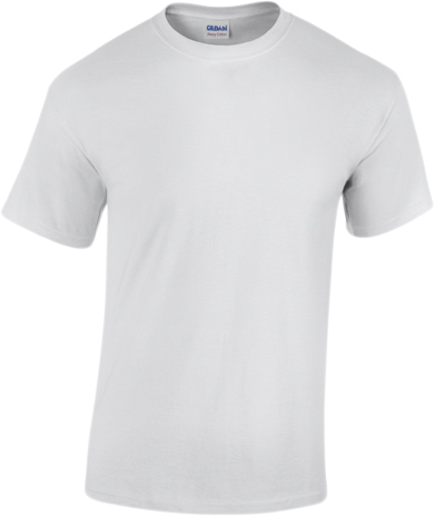 Gildan Gildan Heavy Cotton Adult Tshirt Kvinde White Kortærmede T-shirts Str L - hos Magasin