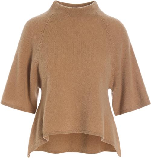 Bitte Kai Rand Cloud Cashmere Kvinde Salty Caramel Kortærmet Strik Str S Cashmere - hos Magasin