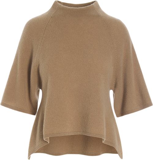 Se Bitte Kai Rand Cloud Cashmere Kvinde Salty Caramel Kortærmet Strik Str XXL Cashmere - hos Magasin ved Magasin