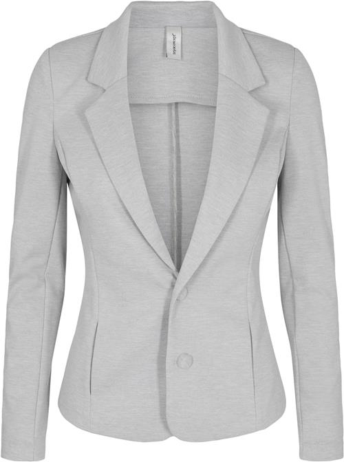 Se soyaconcept Scdaniela 1 Kvinde Lt Grey Melange Blazere Str S - Polyester hos Magasin ved Magasin