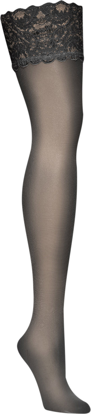 Wolford Satin Touch 20 Stayup Selvsiddende Strømper Str M - hos Magasin