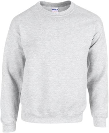 Se Gildan | Heavy Blend Adult Crewneck Sweatshirt Kvinde Ash (Heather) Sweatshirts Str XL - hos Magasin ved Magasin