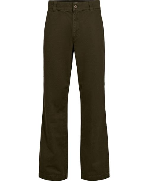 Se Magasin du Nord Collection Magasin Jadon 3 Chino Organic Gots Mand Forest Night Chinos Regular Fit Str 36/34 Bomuld ved Magasin