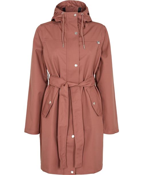 Danefæ Rainlover Raincoat Kvinde Beige Rose Regnjakker Str M - hos Magasin