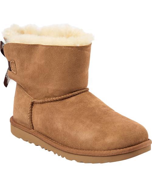 Se UGG K Mini Bailey Bow II Chestnut Støvler Str 44 - hos Magasin ved Magasin