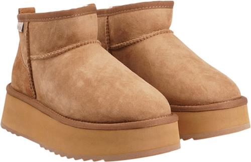 Lovelies Vens Suede Boots W/ Shearling Kvinde Chestnut Vinterstøvler Str 41 - Læder hos Magasin