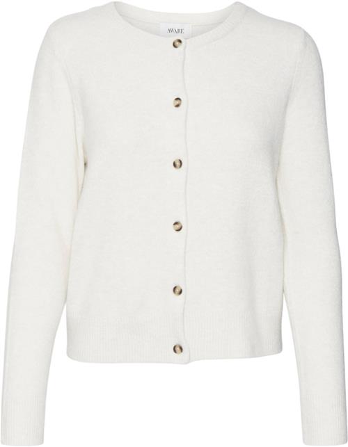 Se Vero Moda Vmlucille LS Oneck Knit Cardigan V Kvinde Birch Cardigans Regular Fit Str M - hos Magasin ved Magasin