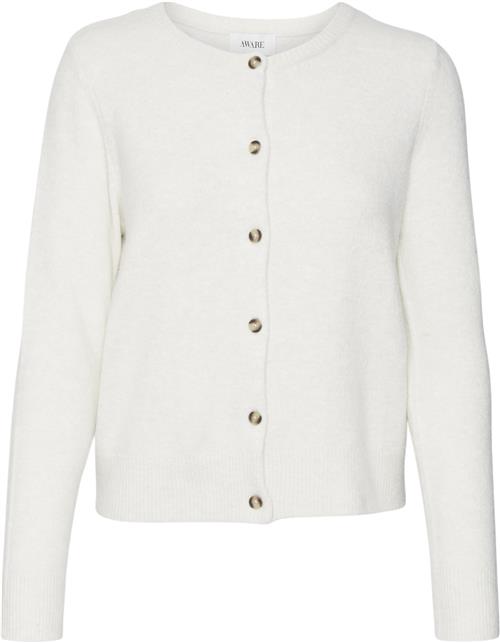 Vero Moda Vmlucille LS Oneck Knit Cardigan V Kvinde Birch Cardigans Regular Fit Str L - hos Magasin