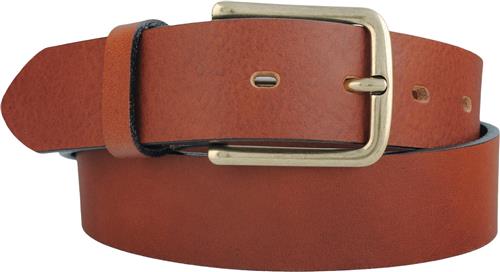 BOSSWIK D10206/35 Belt, Cognac 105 - Bælter Messing hos Magasin