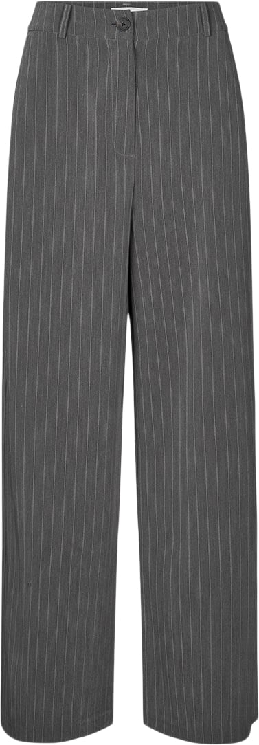 Modström Kemmamd Pants Kvinde Grey Pinstripe Bukser Str XS - hos Magasin