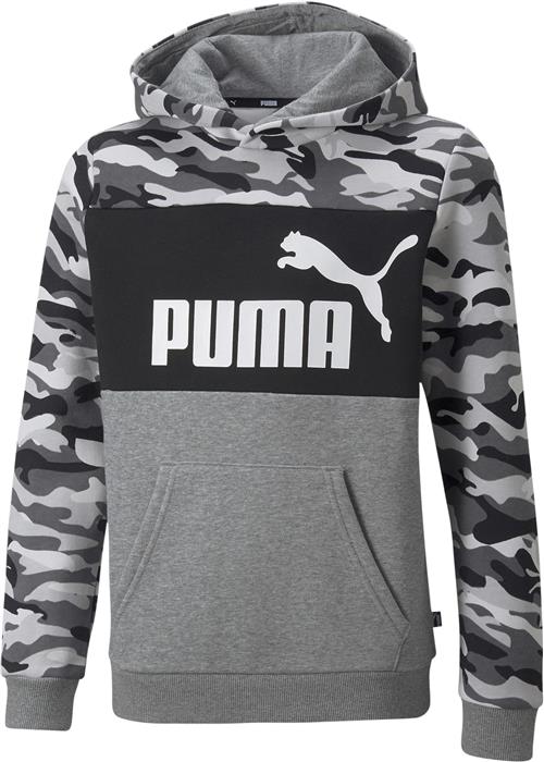 Puma Essentials+ Camo Hættetrøje 140 - Sweatshirts & Hættetrøjer hos Magasin