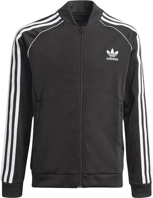 adidas Adicolor SST Track Trøje Str 164 - Black Sweatshirts Polyester hos Magasin