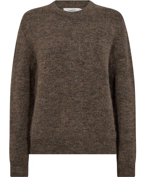 Se InWear Harrietiw Pullover Kvinde Sandy Grey Sweaters Regular Fit Str S - hos Magasin ved Magasin