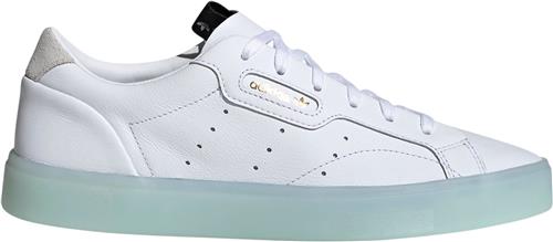 adidas Sleek Sneakers Kvinde Hvid Sneakers Str 40 2/3 - Læder hos Magasin