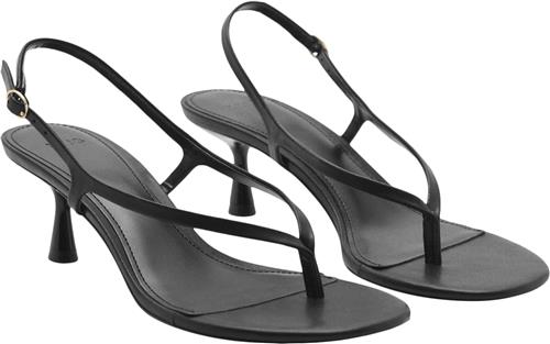 MANGO Sandals .- URI Kvinde Black Højhælede Sandaler Str 40 - hos Magasin