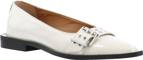 Se Bianco Biavictoria Buckle Ballet Flat Nappalak Kvinde Off White Nappala Ballerinaer Str 40 - hos Magasin ved Magasin