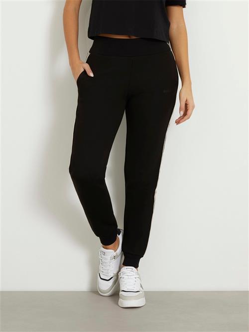 Se GUESS Britney Jogger Kvinde Jet Black A996 Toppe Str XS - hos Magasin ved Magasin