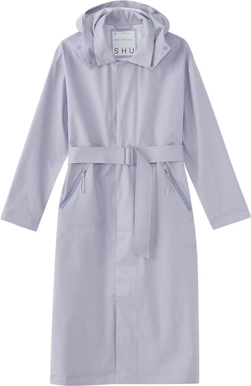 SHU SHU Ripstop Trench Coat W Kvinde Lilac Trenchcoats Str L - hos Magasin