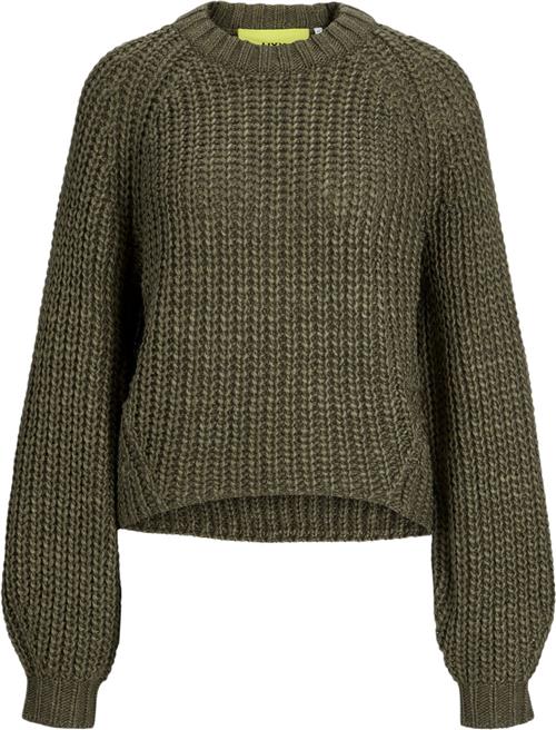 Se JJXX Jxkelly Chunky Crew Neck Knit SN Kvinde Kangaroo Toppe Regular Fit Str L - hos Magasin ved Magasin