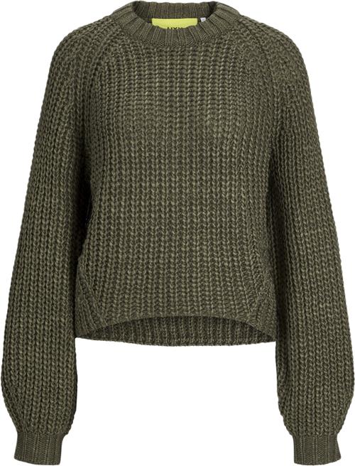 JJXX Jxkelly Chunky Crew Neck Knit SN Kvinde Kangaroo Toppe Regular Fit Str M - hos Magasin