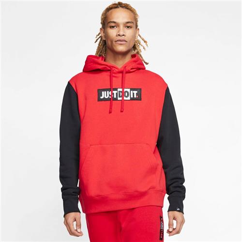 Se Nike Sportswear Jdi Fleece Haettetroje XXL - Hættetrøjer Bomuld hos Magasin ved Magasin