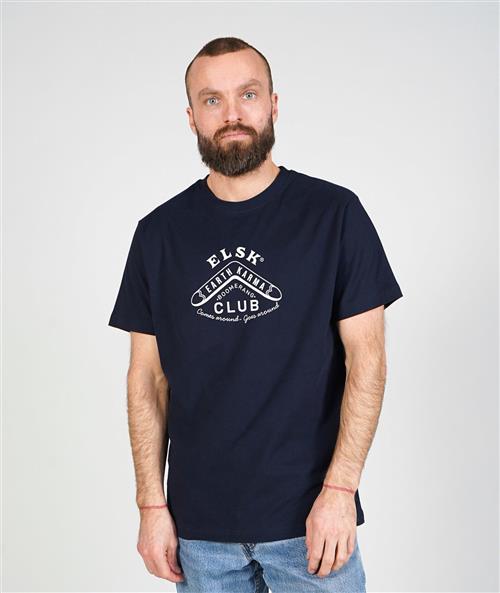 Se ELSK Boomerang Men's Brushed Tshirt Mand 100 Dark Navy Kortærmede T-shirts Str XL - Polyester hos Magasin ved Magasin