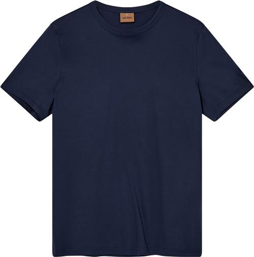 Mos Mosh Gallery Perry Crunch OSS Tee Mand Indigo Blue Kortærmede T-shirts Str S - hos Magasin