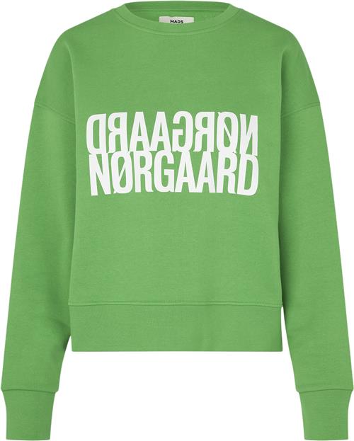 Mads Nørgaard - Copenhagen Organic Sweat Tilvina Sweatshirt Kvinde Poison Green Sweatshirts Regular Fit Str S - Bomuld hos Magasin