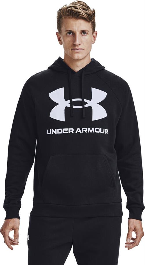 Under Armour Rival Fleece Big Logo Hættetrøje XL - Sweatshirts Bomuld hos Magasin