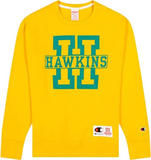 Champion Champion X Stanger Things Hawkings Sweatshirt Mand Ctr Sweatshirts Str S - Bomuld hos Magasin