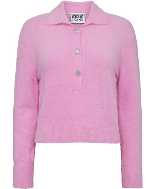 Mo5ch1no jeans Sweater Kvinde Violet 239 Cardigans Str M - hos Magasin