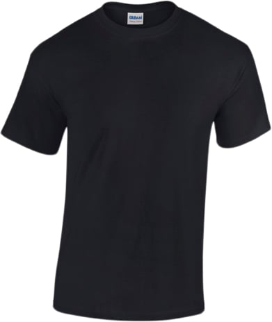 Gildan Gildan Heavy Cotton Adult Tshirt Kvinde Black Kortærmede T-shirts Str XL - hos Magasin