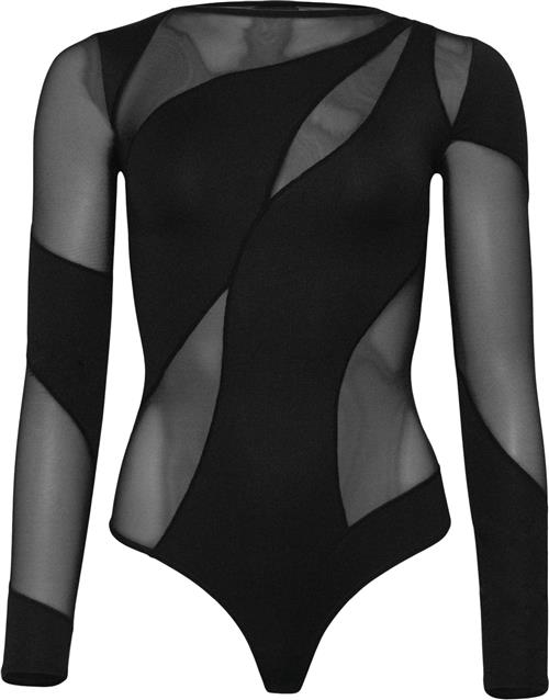 OW Collection Spiral Bodysuit Bodystockings Str M - Polyester hos Magasin