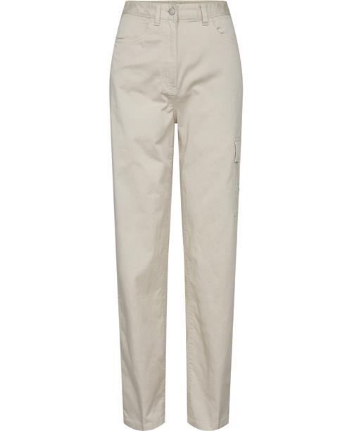 Se Calvin Klein High Rise Straight fit Trousers Kvinde Acf Bukser Med Smalle Ben Regular Fit Str XS - Bomuld hos Magasin ved Magasin