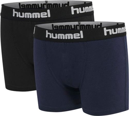 Hummel Hmlnolan Boxers 2pack Str 146-152 - Blå Underbukser hos Magasin