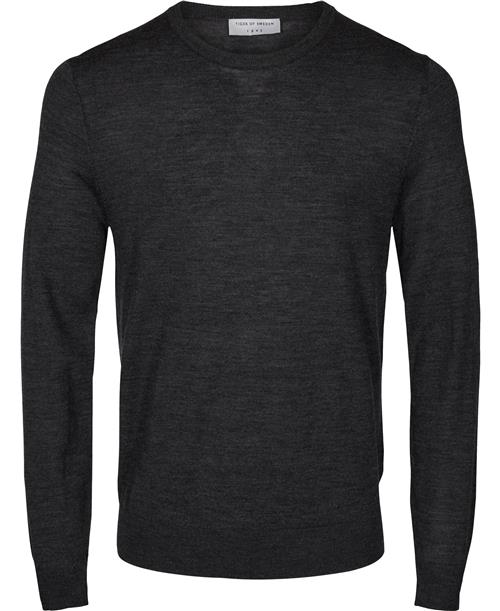 Se Tiger of Sweden Nichols Pullover Mand Grå Sweaters Slim-fit Str XL - Uld hos Magasin ved Magasin