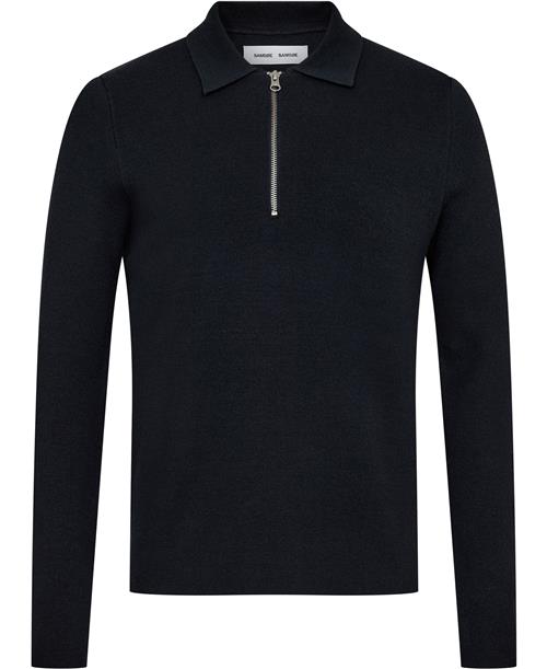 Samsøe Samsøe Guna Half zip 10490 Mand Sky Captain Sweaters Str S - Viskose hos Magasin