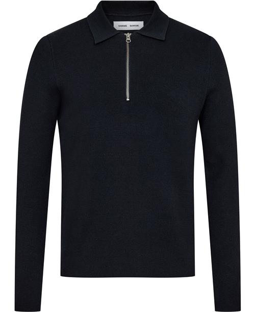 Se Samsøe Samsøe Guna Half zip 10490 Mand Sky Captain Sweaters Str XXL - Viskose hos Magasin ved Magasin