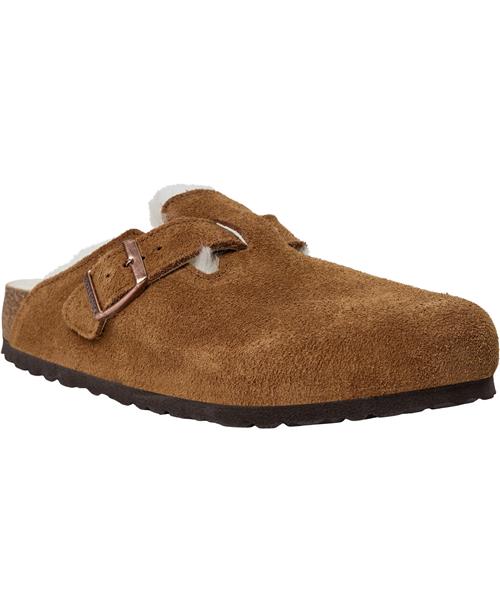 Birkenstock Boston Shearling Leve Mink LAF Kvinde Braun Slip-ins Str 36 - hos Magasin