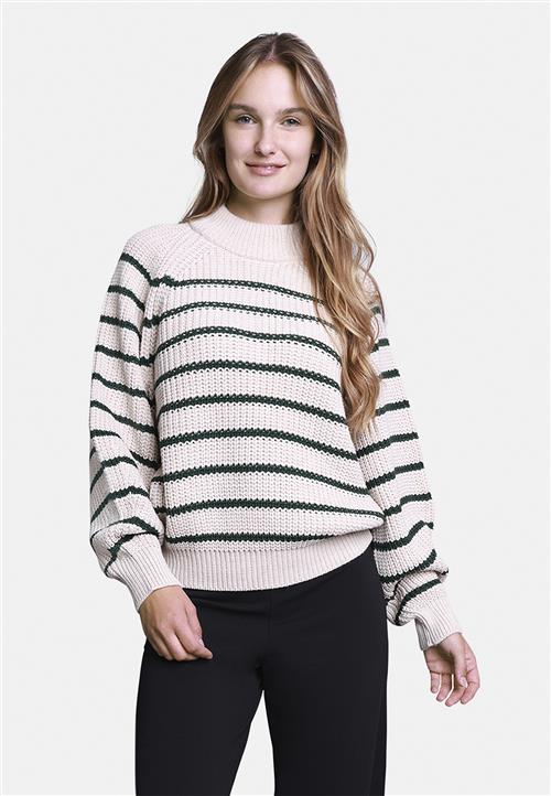 SisterS Point Mibapu Kvinde Bamboo/hunter Green Sweaters Str XS - hos Magasin