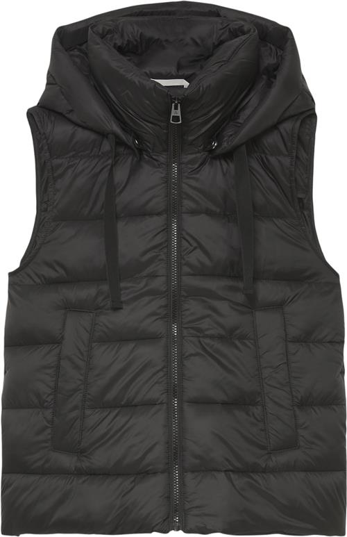 Se Marc O’Polo Bnos Recycled no Down, Vest, Detach Kvinde Black Veste Str 44 - hos Magasin ved Magasin